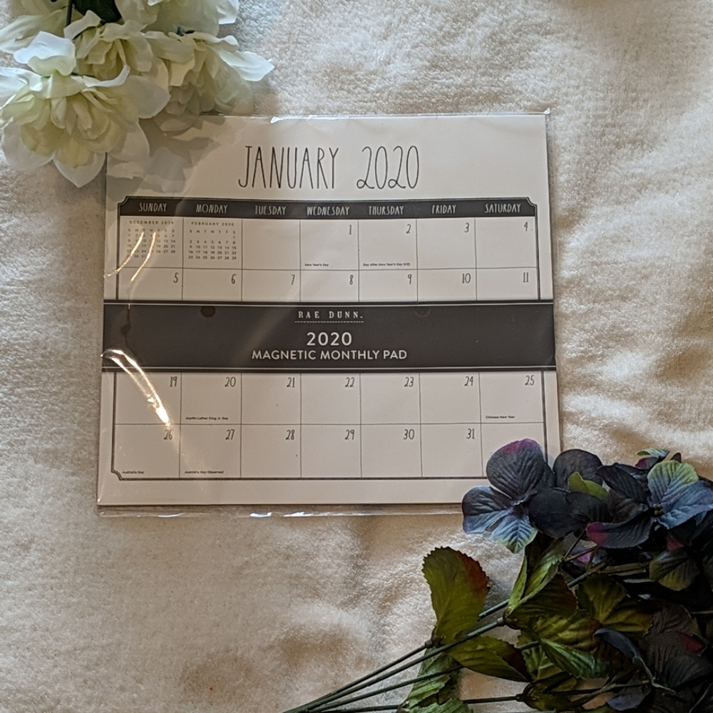 Rue Dunn Calendar 2020